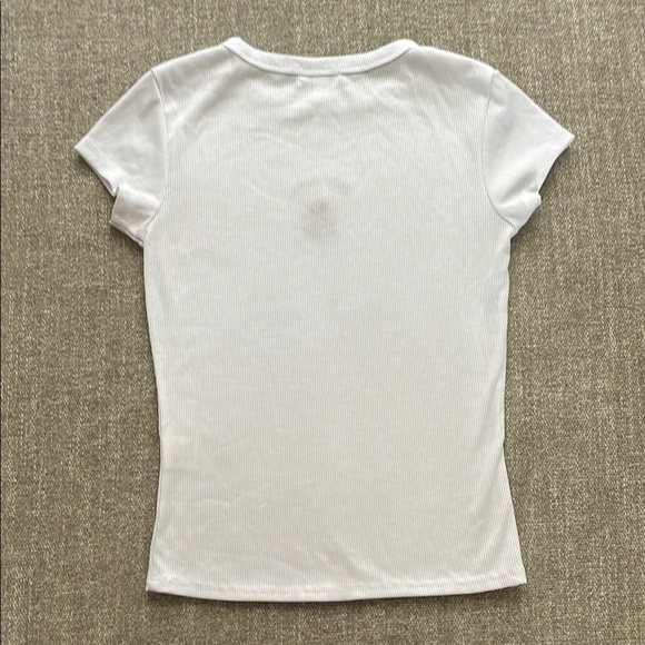 Self Love Club Women Size Small Cap Sleeve Crew Neck T-Shirt - Picture 6 of 7